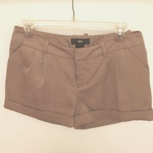 Mossimo tan cuffed shorts
